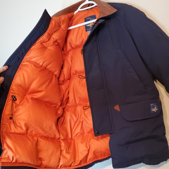 Vintage Canada Goose Snow Goose Down Puffer Coat Blue Size S - Picture 4 of 6